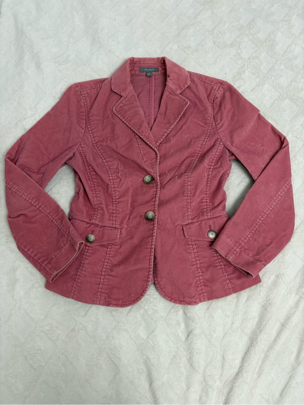 Ann Taylor Corduroy Tailored Jacket